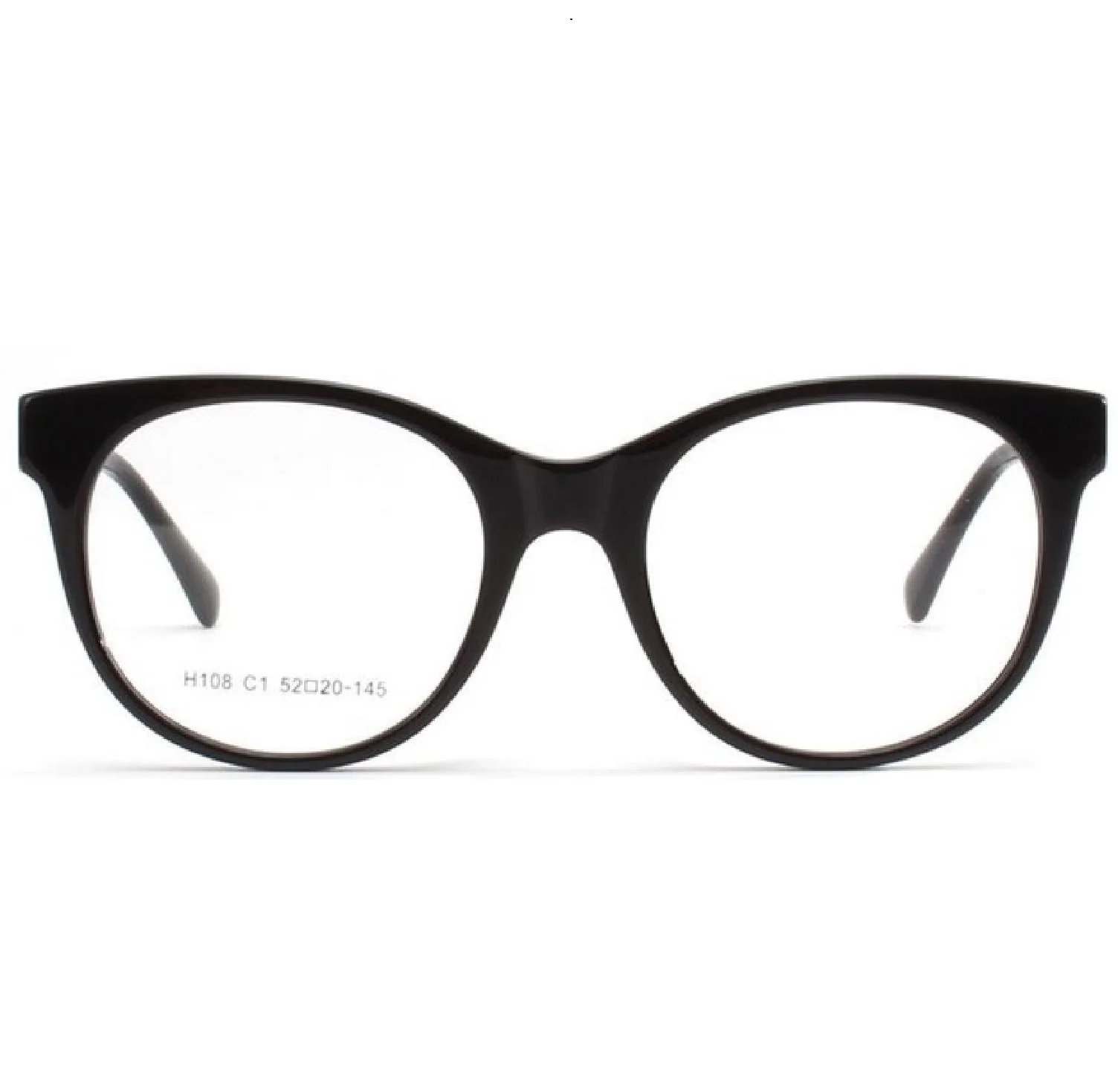 2024 Hot Selling Solid Round Acetate Eyeglass Frames Anti Blue Light Glasses for Reading Unisex