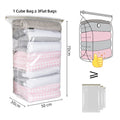 Large Capacity Reusable PVC Vacuum Storage Bag Custom for Over Season Clothes Blankets  Bedding Storage Three-dimensional Bag