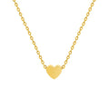 Small Heart Love Necklace  Stainless Steel 18K Gold  Collar Chain Jewelry PVD Plating  Delicate for Women