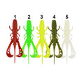 Factory Floating Shrimp  Bait Worm Soft Baits  60mm 70mm Soft Fish Long Tensile Artificial Bionic Baits Fishing TPE Soft Lures