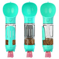 Outdoor Leak Proof ABS Plastic 300/500ml Portable Dog Water Bottle Travel Poop Bag & Food Storage Container Feeder Poop Shovel