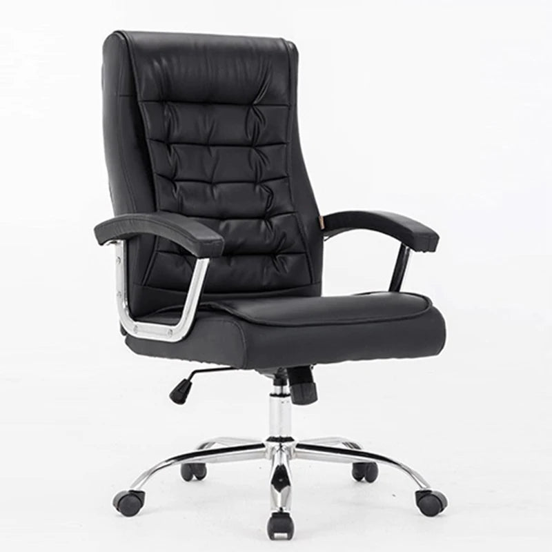 Custom Home Retro Black Executive boss Leather Office Chair Pu Office Chair Leather