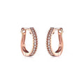 New Designs 18K Solid Pure Gold Natural Dancing Diamond Rose Gold Bali Luxury Gemstone Moissanite Earrings Golf Earrings Designs
