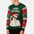 Custom Oem Clothing Tops Cartoon Anime Couple Men Pullover Unisex Merry Krismas Ugly Christmas Sweater