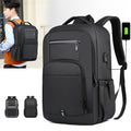 Luxury Custom LOGO Multi Layer Storage Waterproof Oxford Film 17 Inch Laptop Backpack With USB Charging