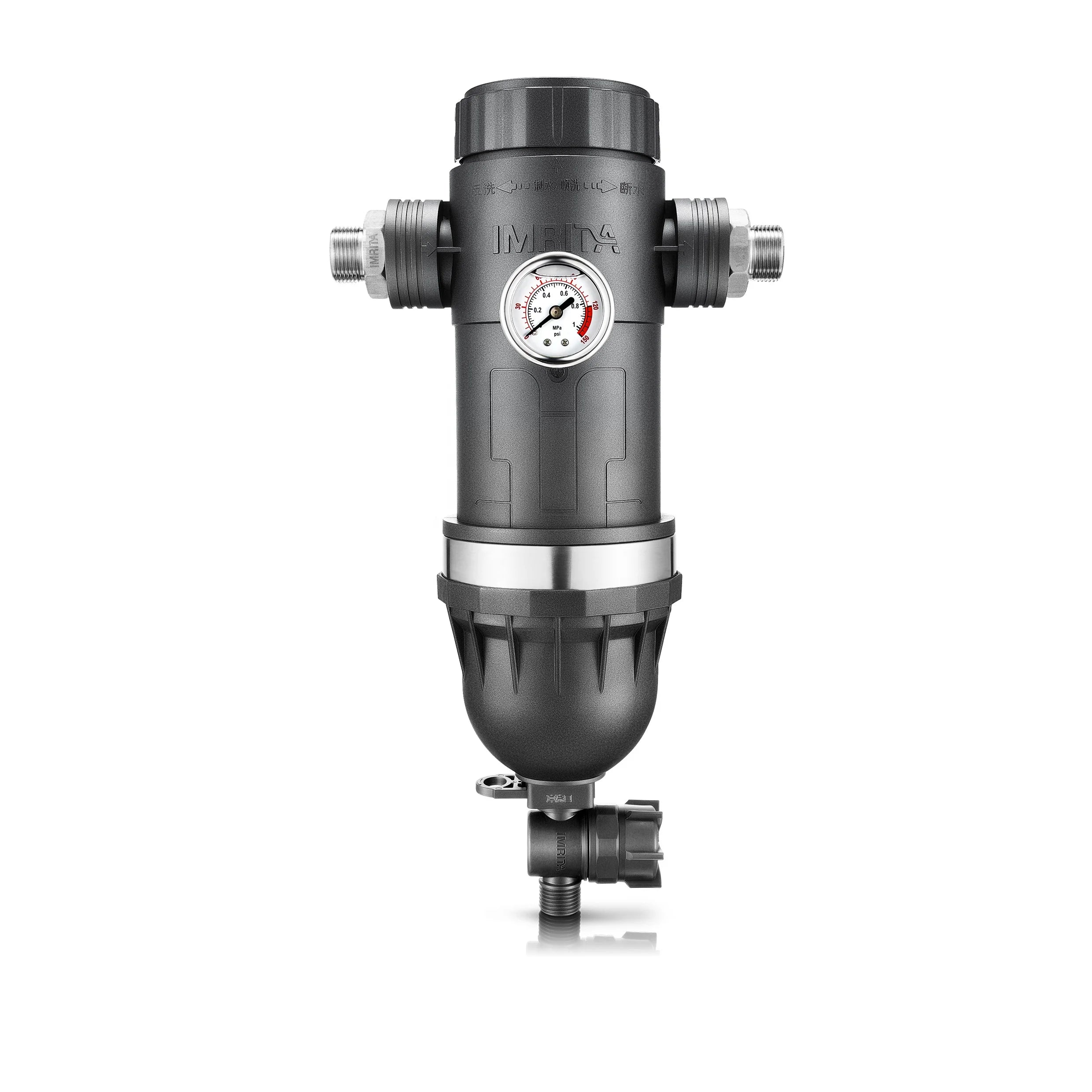 Home Use Sedimen Removal 50 Micron Mesh Backwash Water Pre Filter System for City Tap Water