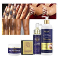 For AILKE Private Label Skin Care Set for Women Strong Brightening Vitamin C Serum Cream Soap Makeup Whitening for Black Skin