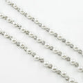 Women's 10mm Rhinestone Trim Chain Cup Crystal Lace Steel Shoes & Garments Fabric Paper-Made Accessory for Wedding Use or Bags