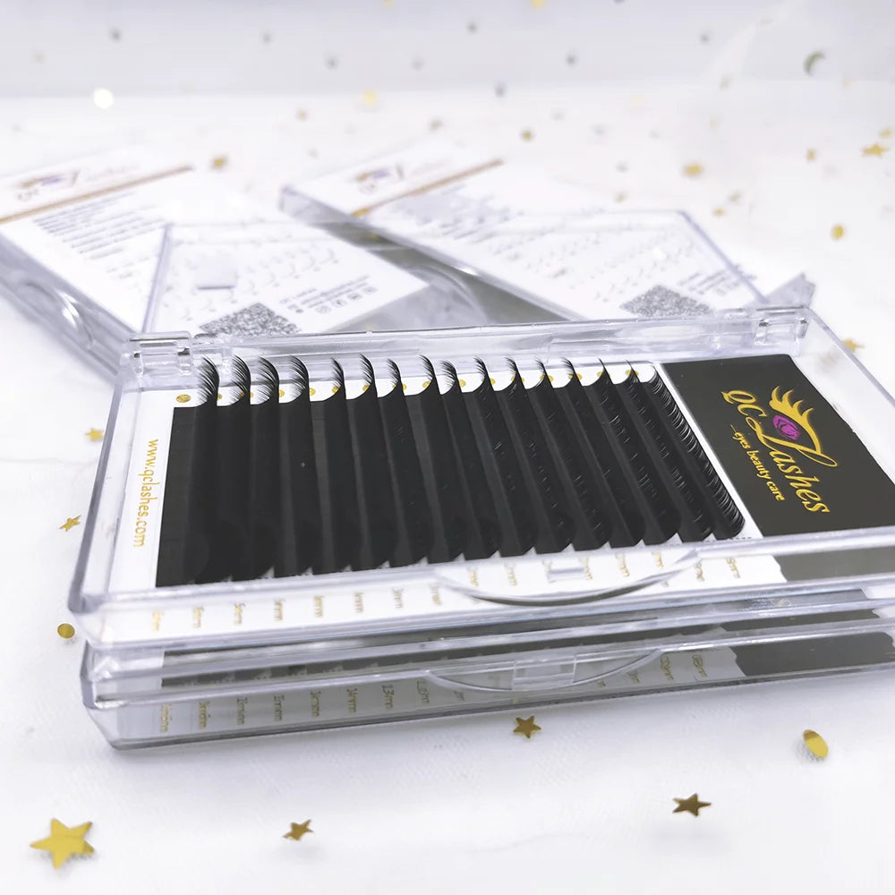 Cashmere 0.03 Lashes Tray Private Label Natural Long Individual Faux Mink Eyelash Extension D Curl Volume Lash Extensions