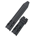 Rolamy for Pro Diver 6986-6991-6996-17566 Luxury Breathable Wrist Watch Band 26mm Black Rubber