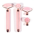 HZ Face Jade Eye Roller for Sleeping with Rose Quartz Jade Roller and Electric Face Roller Gua Sha Skin Care & Tools