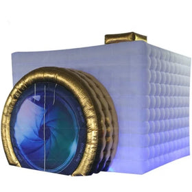 2024 New Portable 360Â° Air Photo Booth Tent InflatableBackdrop for Wedding Party Events for Outdoor Use