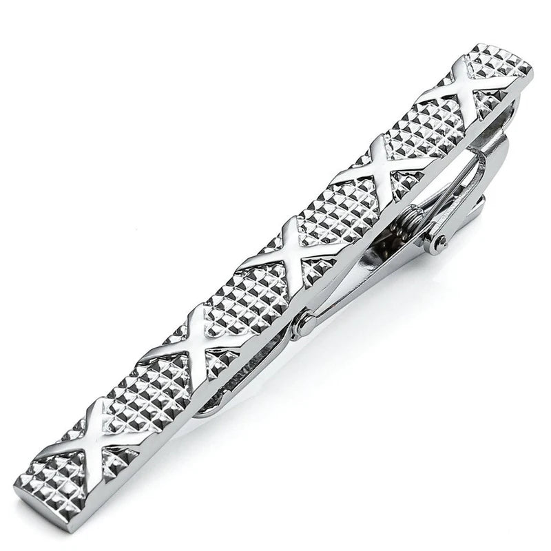 Cuff Links Personalized Clip on Tie Clip Set Fashionable Neck Tie Collar Pin Cheap Tie Bar
