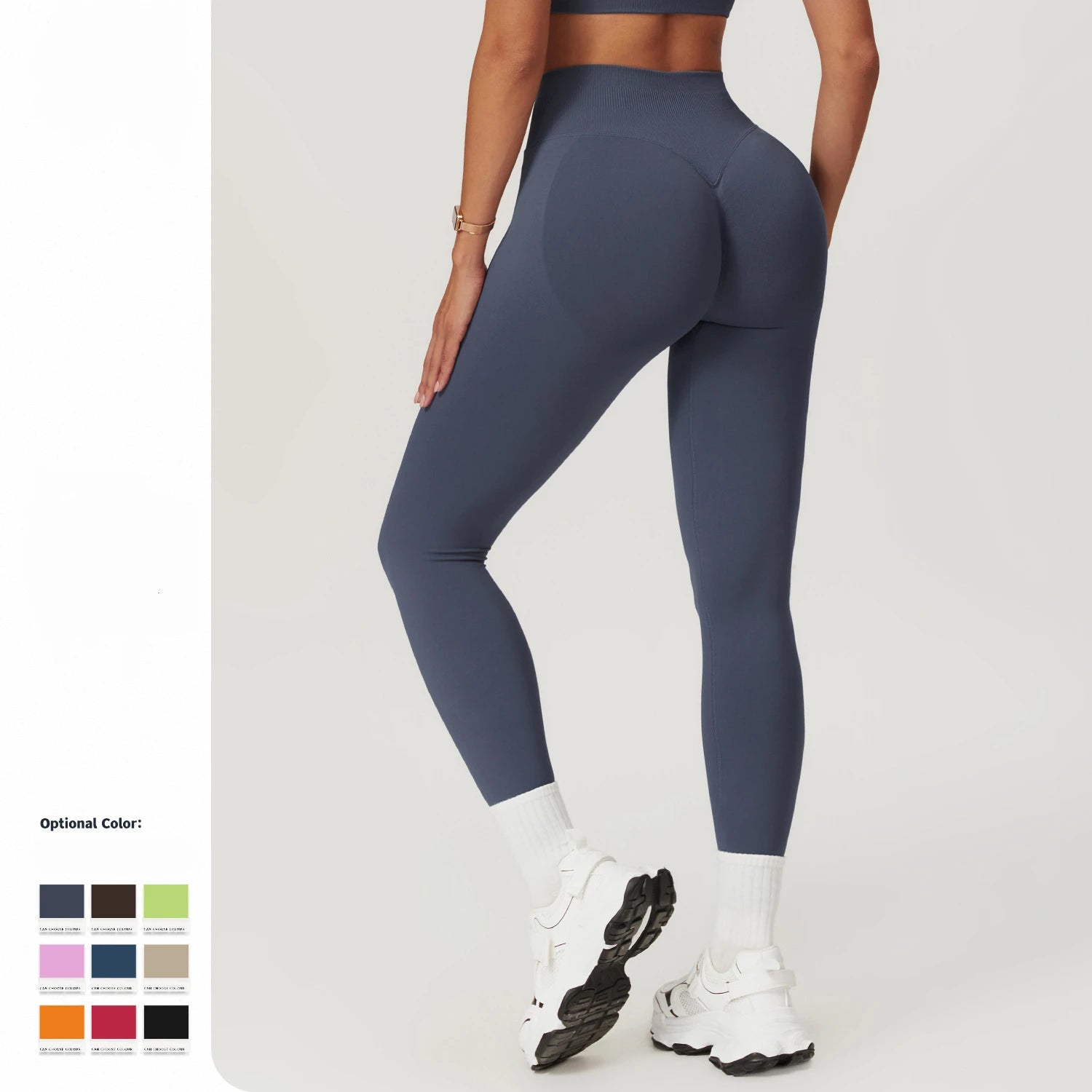Peach Hip Seamless Tight Yoga Pants for Women's Outerwear Running Exercise Speed Drying Fitness Pants