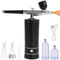 New Arrival Rechargeable Cordless Airbrush Compressor Kit Auto Handheld Paint Airbrush Gun for Barber Nail Art Makeup