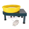 Pottery Wheel Pottery Forming Machine 25CM Detachable Basin Electric Pottery Wheel With Foot Pedal DIY Clay Tool Ceramic Machine