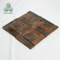 MUMU Interior Decorative Background Wall Wood Panel Hotel Parquet Wallboard Modern Tile Wooden Mosaic