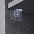 Punch Free Self Adhesive Shelf Support Pegs-Waterproof PVC Multifunction Clips for Kitchen Cabinets Bookshelves Strong Partition