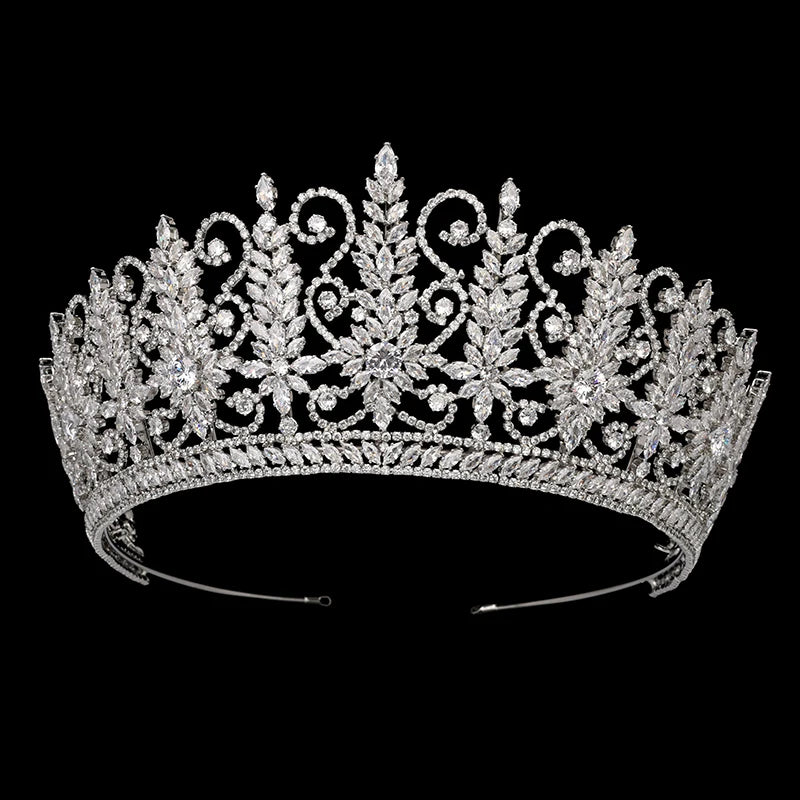 Bridal Tiara Miss Universe Crown Pageant Crowns for Women Wedding Head Pieces Accessories for Dresses BC6578