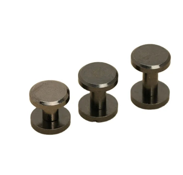 Black Gold Silver Belt Button Head Screws Brass Chicago Binding Leather Rivet Screws