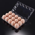Wholesale Clear Empty  Plastic Egg Trays Blister Disposable Recycled Transparent PET Plastic for Farm Markets Chicken Egg Tray