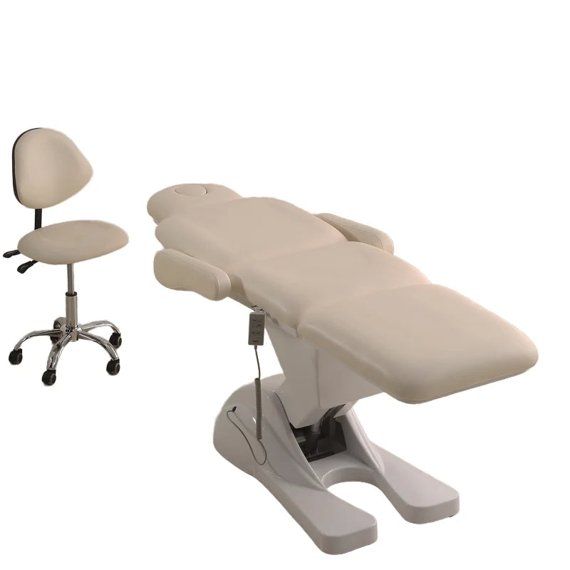 Sell Well Beauty Bed Salone Furniture Electric Cosmetic Chair Rotation Adjustable Facial Table Beauty Massage Bed