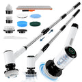 Cross-border Multi-function Electric Cleaning Brush Rechargeable Long Handle Bathroom Glass Kitchen Balcony Car Cleaning Tool