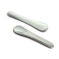 Luxury Custom Logo Mini Metal Eye Cream Spoon Stainless Steel Cosmetic Spatula for Face Makeup Mask Personalized Makeup Tools