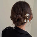 2022 New Design Pearl Hairpin Women Fashion Simple Modern Hairpin
