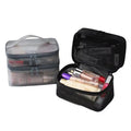 Large-capacity Nylon Mesh Makeup Bag Portable Toiletries Bag Single Double-layer Cosmetic Storage Bag