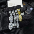 Wholesale S925 Sterling Silver Vvs D Color Men Moissanite Ring for Engagement and Wedding Band