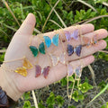 Fashion Jewelry Necklaces Crystal Pendant 18K Gold Plated Butterfly Necklace Butterfly Crystal Necklaces