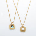 New Models Shell Necklace Stainless Steel Trending Necklace Gold Plated Fashion Jewelry