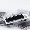 Custom Lash Extension Trays Supplier 5-25mm 0.03 Super Soft Faux Mink Lash Individual Mega Dark Matte Fluffy Lash Extensions