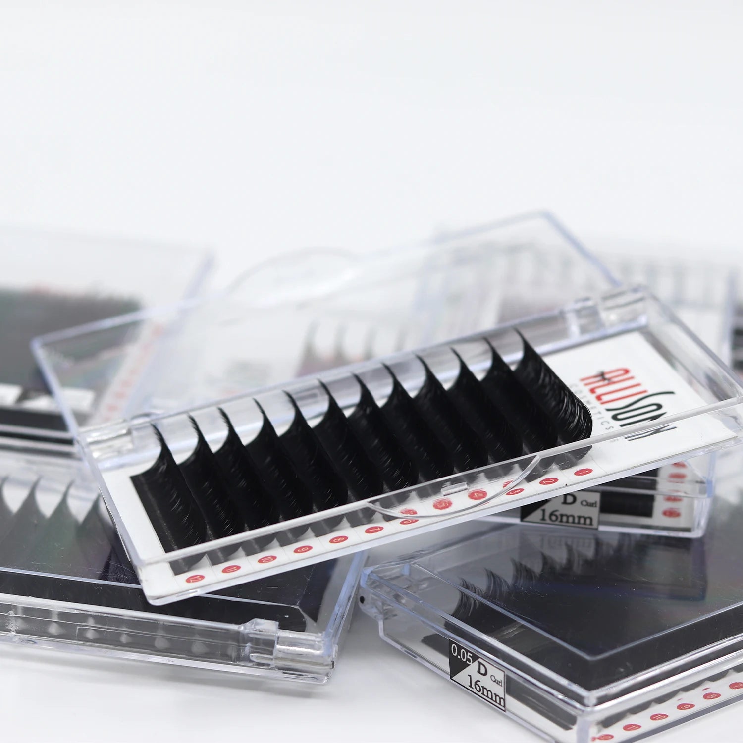 Custom Lash Extension Trays Supplier 5-25mm 0.03 Super Soft Faux Mink Lash Individual Mega Dark Matte Fluffy Lash Extensions