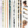 GENYA New Arrival Simply Fashion Retro Hair Stick Acetic Acid Hairpin Chopsticks Hair Accessories Friendly Material Water Square