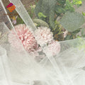 Glimmer White Sequins Exquisite Soft Tulle Fabric Sparkle Glitter Bridal Wedding Lace Glittering Evening Party Dress Fabric