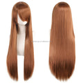 Long Straight Synthetic Wigs Hair Wigs Available Suitable Daily Wear Party Cosplay Hot Sales 32inches 24 Colors Support