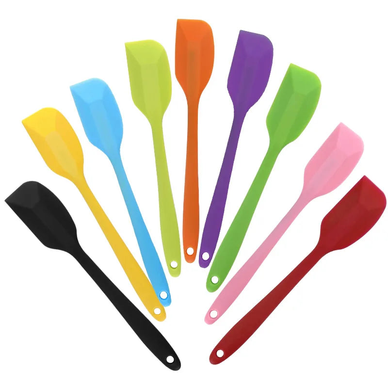 21.5cm & 28cm Silicone Spatula Set Baking and Pastry Tools Including Kitchen Utensil Ice Cream Dough Cake Scraper MegaBDM