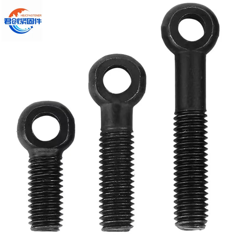 DIN ANSI Circle Round Head M3 M4 M10 Titanium Alloy Zinc Plated High Tensile Quality 8.8 Stainless Carbon Steel Eye Bolt