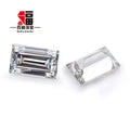Baifu Jewelry Wholesale Price DEF VVS Step Cut White Baguette Moissanite