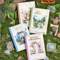 20 stickers per pack Early Spring Tree Series Vintage Double Translucent Handbook Decorative Materials 4