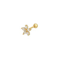 Joolim Jewelry 18K Gold Plated Dainty Mini Zirconia  925 Sterling Silver  Stud  Earring Fashion Jewelry Wholesale