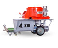 X10 High Efficiency Cement Sprayer Machine with Pump Engine Motor Core Components for Mortar and Wall Cement Coating