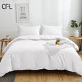300t Hotel Single Bed Sheet Set Cotton Fitted Flat Bedsheet Bedding with Pillow Cover