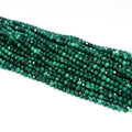 Factory Wholesale Price 100% Natural 3mm Faceted Malachite Loose Gemstone Beads