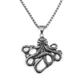 Wholesale Stainless Steel Men's Necklace with Punk Beach Octopus Pendant for Gift Occasions