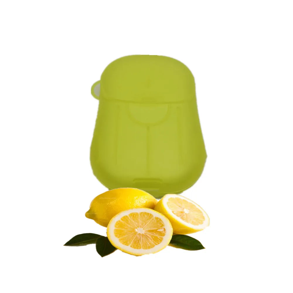 Travel Washing Hand Soap Paper Scented Slice Sheets Foaming Soap Paper Disposable Mini Soap