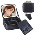 2023 High-quality Handheld Professional Makeup Bag with Led Light Large and Small Size Makeup Bag with Led Light