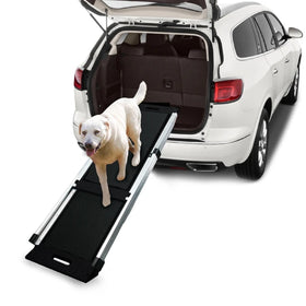 All for Paws Outdoor Non slip Folding Climbing Ladder Pet Steps Stairs Dog Ramps for Car